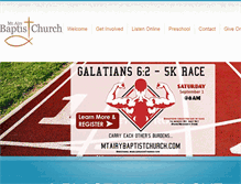 Tablet Screenshot of mtairybaptistchurch.com